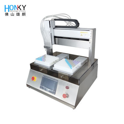 Desktop High Speed 5ml Skin Essential Liquid Filling Machine With Double Lane Mold Filling For Cosmetic Liquid Packing