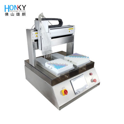 Desktop High Speed 5ml Skin Essential Liquid Filling Machine With Double Lane Mold Filling For Cosmetic Liquid Packing