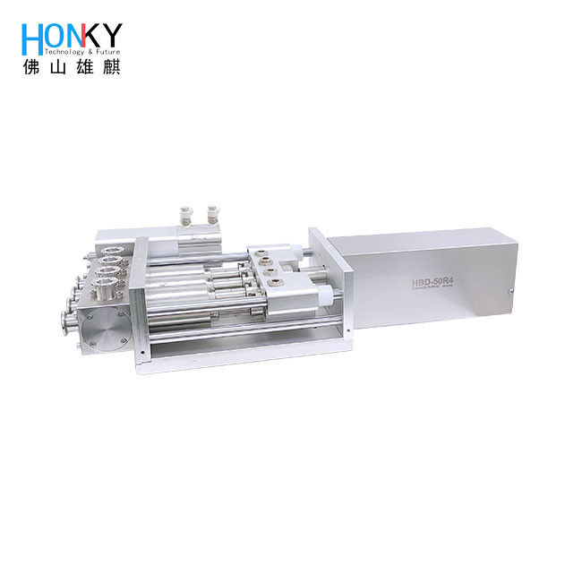 مضخة ملء سيراميكية متعددة الرؤوس مع طاقة 0.4 كيلوواط وحجم ملء 1-10 مل إلى 5-50 مل للسوائل عالية اللزوجة