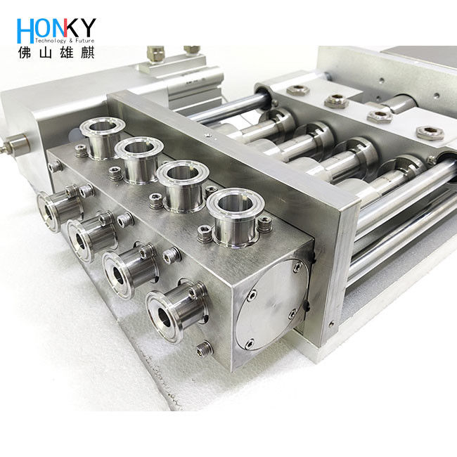 مضخة ملء سيراميكية متعددة الرؤوس مع طاقة 0.4 كيلوواط وحجم ملء 1-10 مل إلى 5-50 مل للسوائل عالية اللزوجة