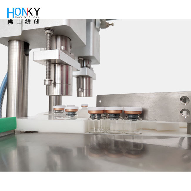 أجهزة الكمبيوتر المكتبية 10ml قفل القارورة مع 60 bpm السرعة وضغط الهواء 4-6kg/cm2 للغطاء الدقيق