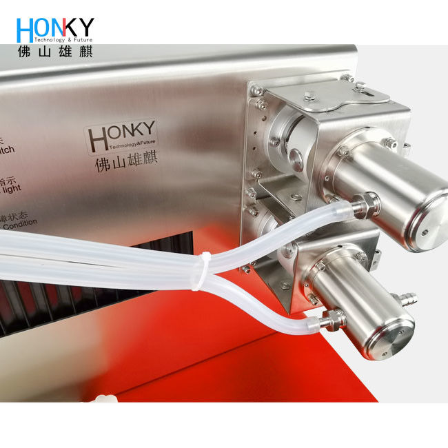 آلة ملء سائل زيت الـ Vape مع وظيفة ملء الغوص و 60-80 زجاجة / دقيقة