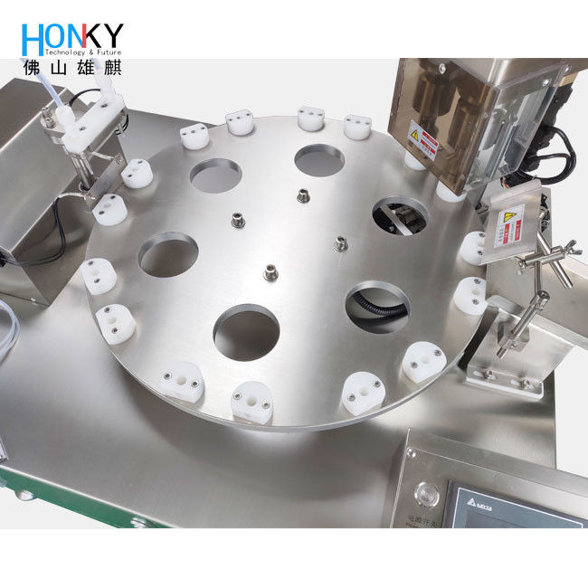 آلة تعبئة وتغطية جرة GMP لسطح المكتب للكواشف البيولوجية