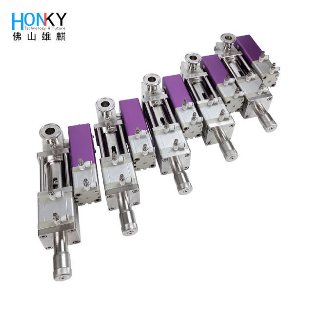 السوائل عالية اللزوجة مضخة ملء السيراميكية النيوماتيكية مع السيراميك عالية النقاء ودقة ± 0.5 ٪ لترقية آلة التعبئة