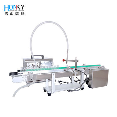 نوع ناقل مكتبية آلة ملء القارورة الصغيرة بدقة عالية لملء الزجاجات الصغيرة