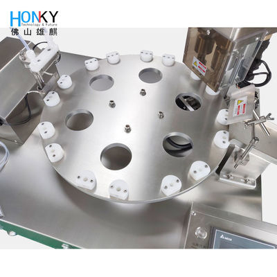 آلة تعبئة وتغطية جرة GMP لسطح المكتب للكواشف البيولوجية